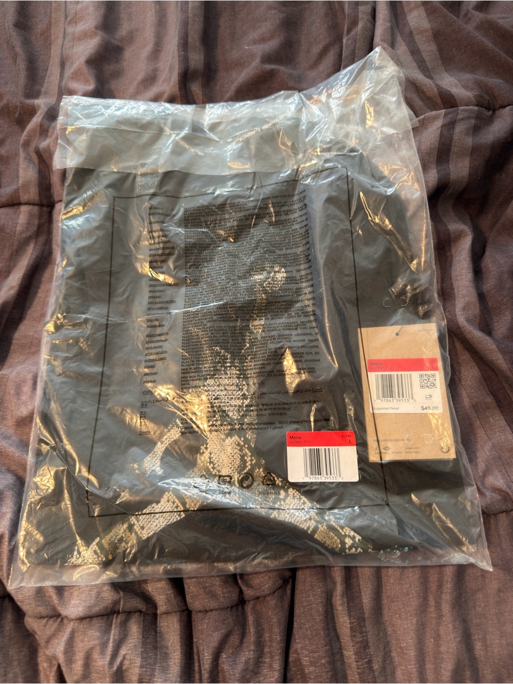 Jordan Men's Short Sleeve Tee - Black with White Graphic